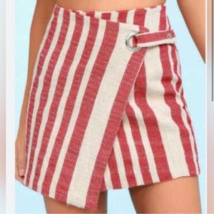 Free People wrap mini skirt